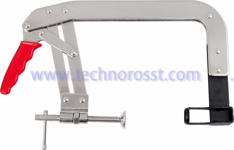 MACTAK Рассухариватель клапанов струбцинный, зев регулируется от 75 до 140 мм  103-11150