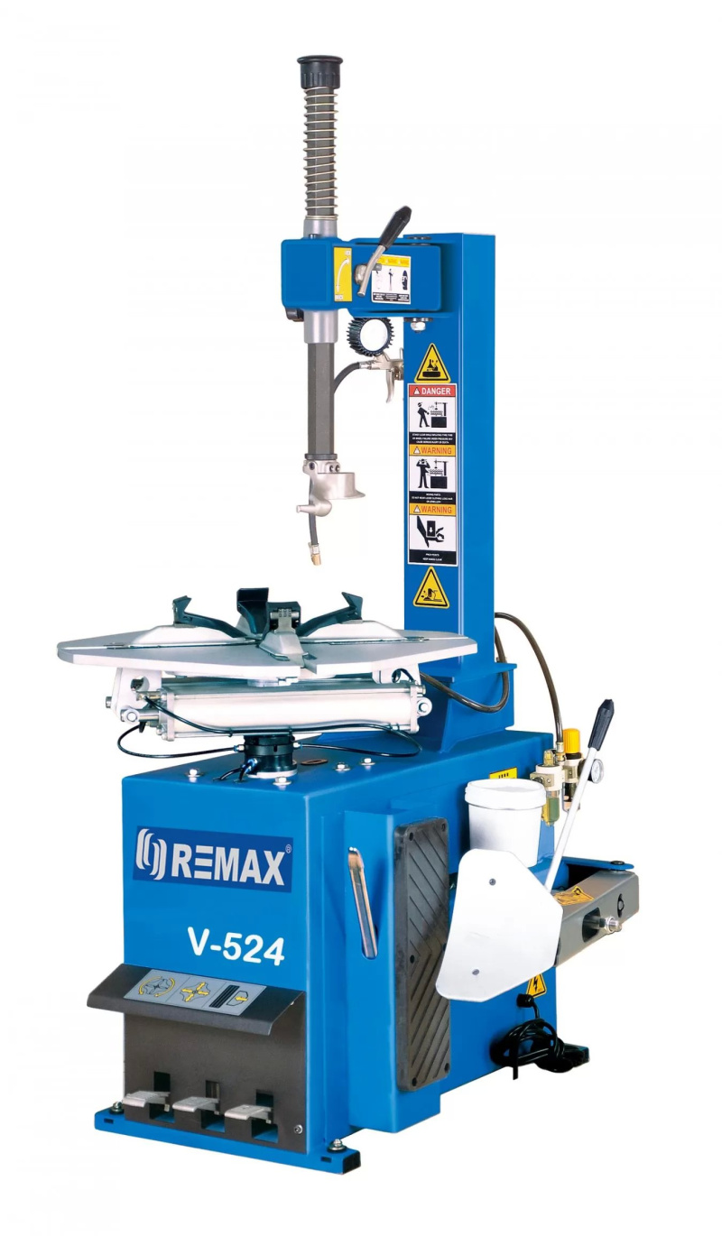 Станок шиномонтажный ROSSVIK V-524, п/автомат, до 24", 380В Цвет синий RAL5005