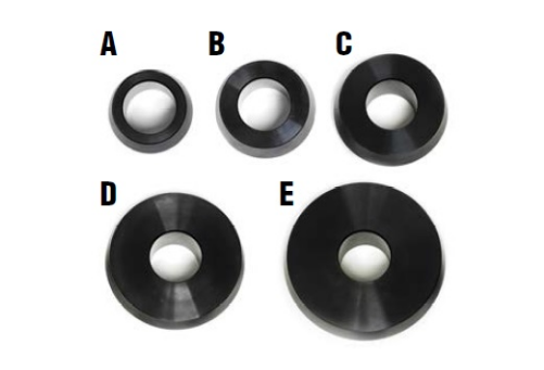 Комплект центрирования базовый - колеты, диапазон от 51 мм до 126 мм HUNTER 20-3062-1