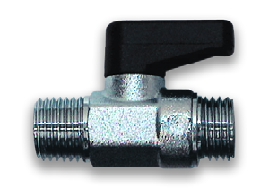 Минивентиль шаровой M1/4"-M1/4" наружняя A310/4