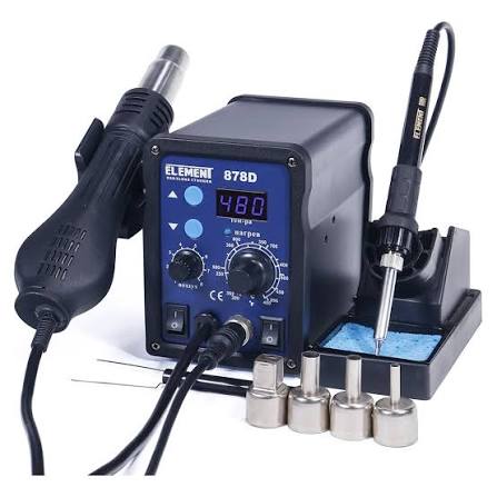 Паяльная станция ELEMENT 878D 15299